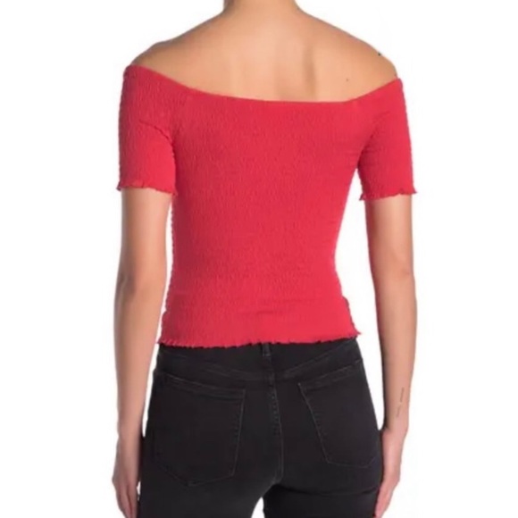 NWT Smocked Off the Shoulder Top - Picture 3 of 4